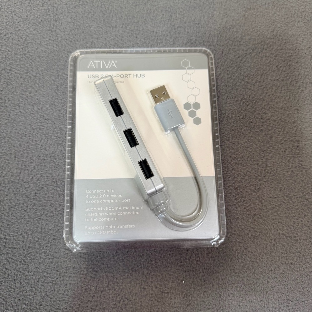 Ativa USB 2.0 4 Port Hub-NEW